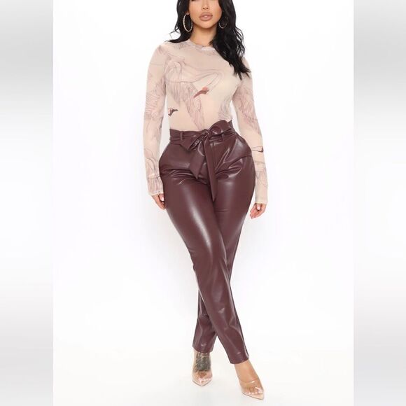 Capture This Mesh Bodysuit - Nude/Combo - Picture 3 of 5